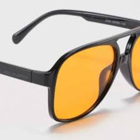 Vintage Square Frame Glasses – Unisex Full-Rim Eyewear for Everyday Fashion & Ac - Picture 2 of 4